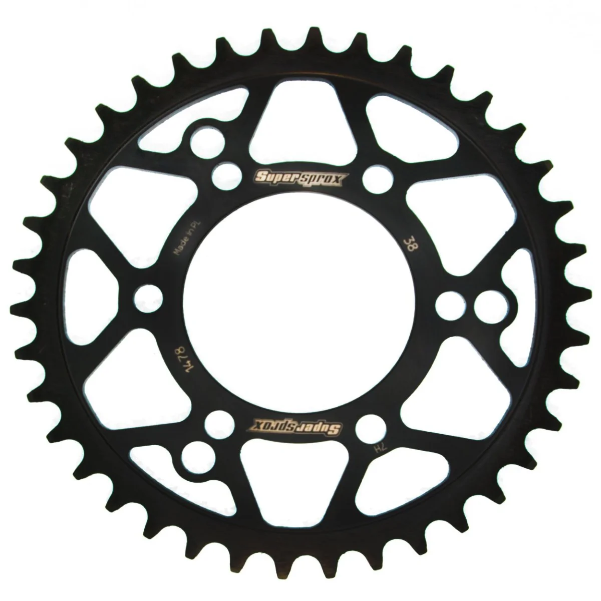 Foaie spate SUPERSPROX RFE-1478:38-BLK Negru 38T, 520