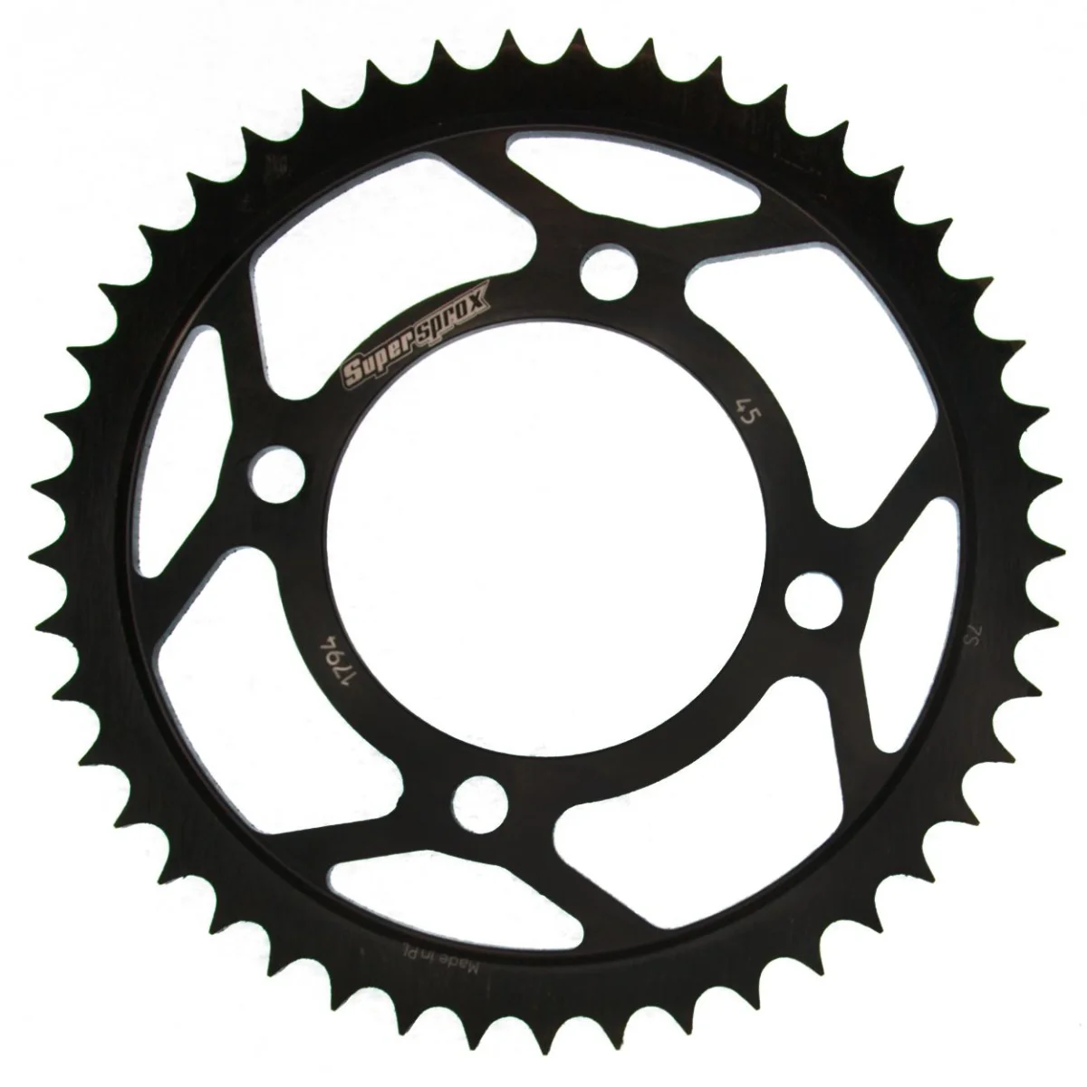 Foaie spate SUPERSPROX RFE-1794:45-BLK Negru 45T, 428