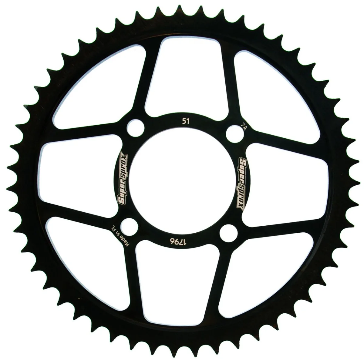 Foaie spate SUPERSPROX RFE-1796:51-BLK Negru 51T, 428