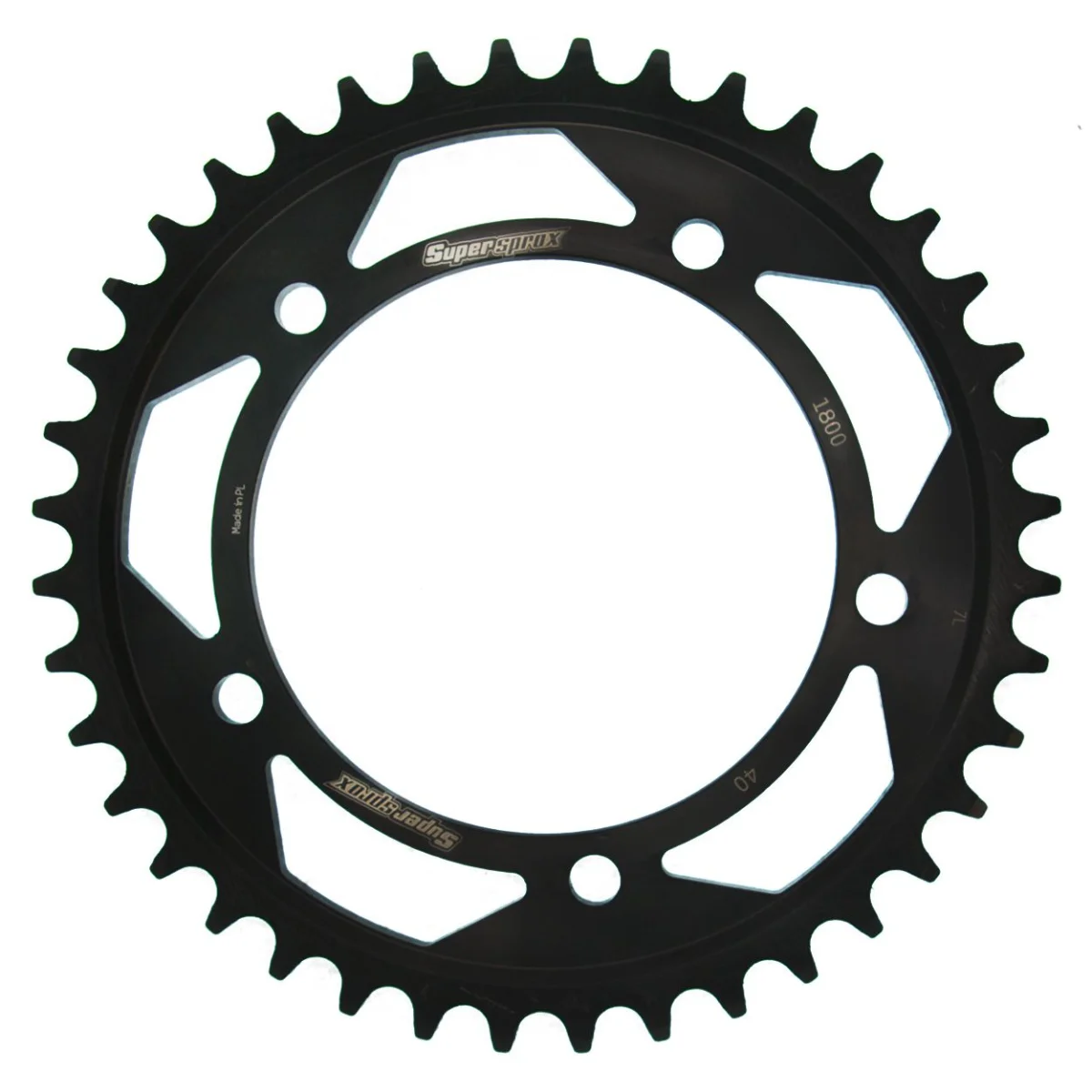 Foaie spate SUPERSPROX RFE-1800:40-BLK Negru 40T, 530