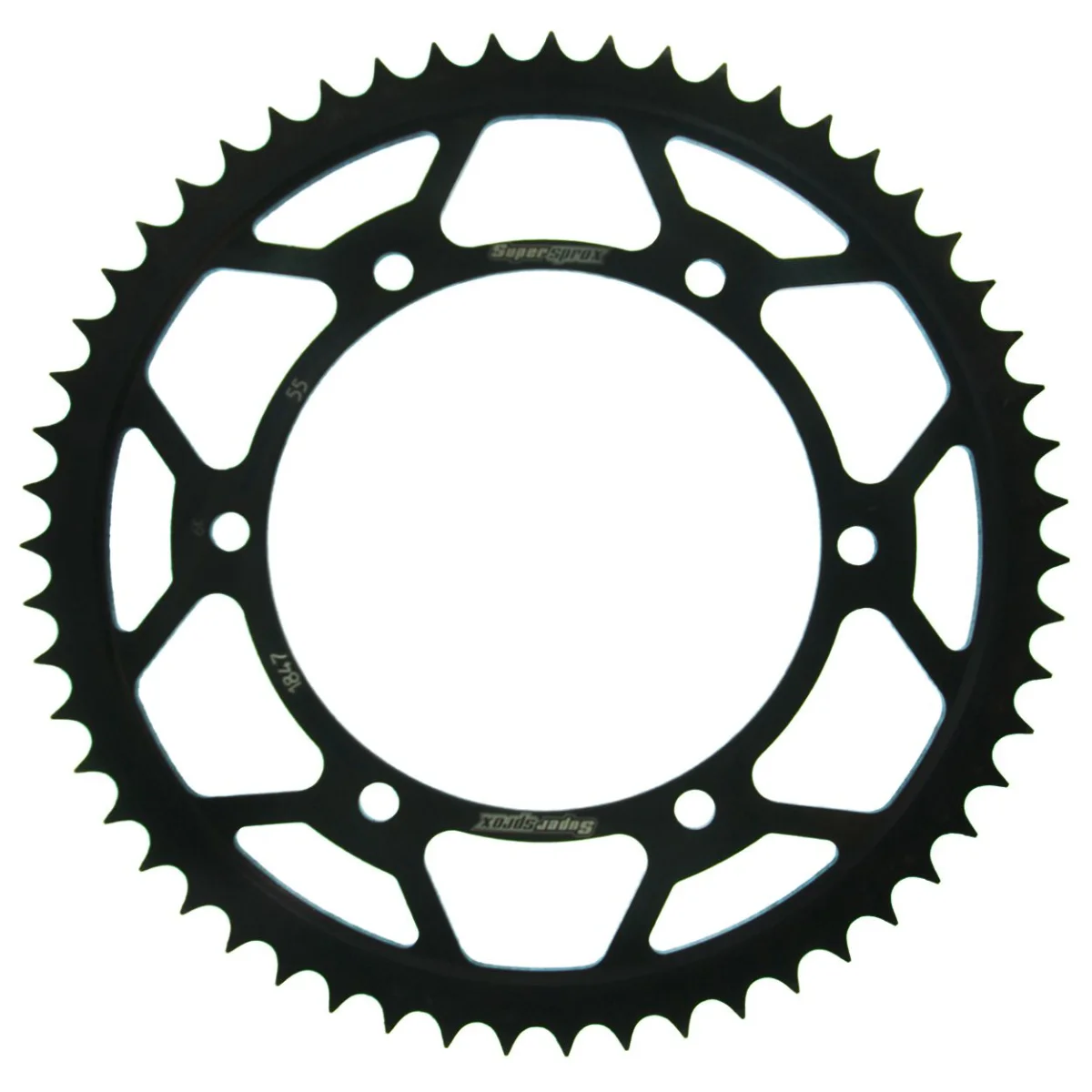 Foaie spate SUPERSPROX RFE-1847:55-BLK Negru 55T, 428