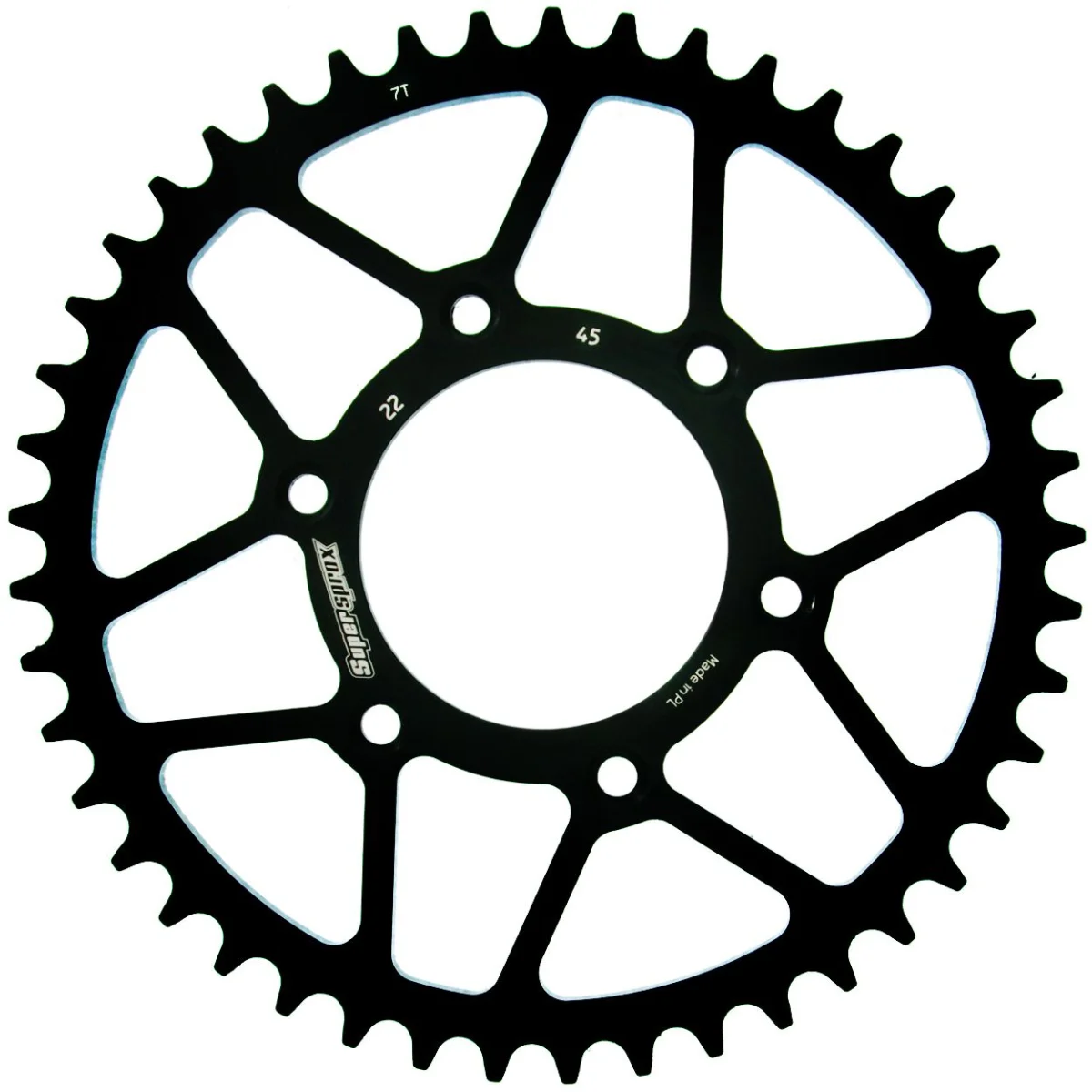 Foaie spate SUPERSPROX RFE-22:45-BLK Negru 45T, 520