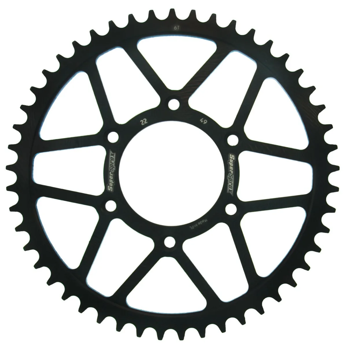 Foaie spate SUPERSPROX RFE-22:49-BLK Negru 49T, 520