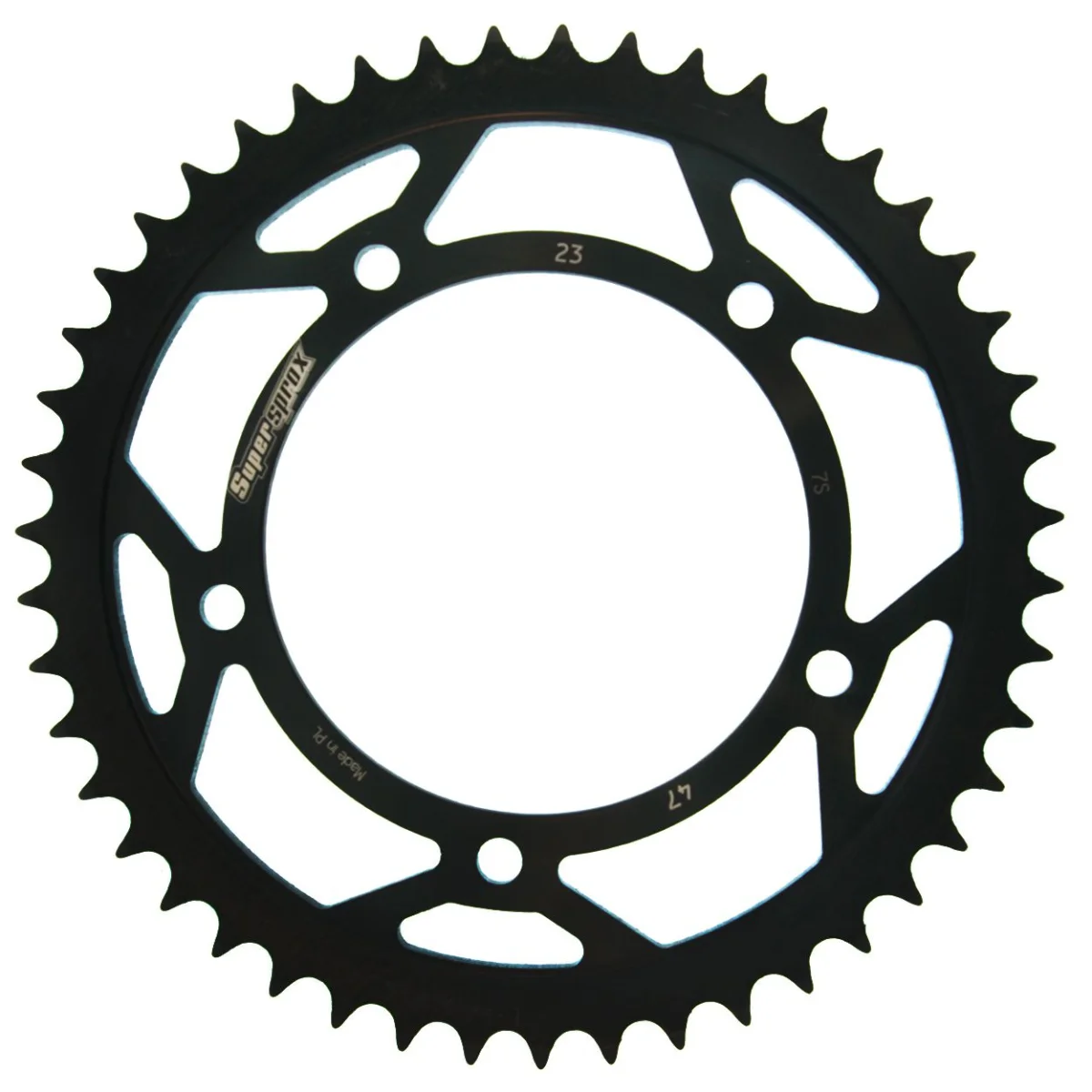 Foaie spate SUPERSPROX RFE-23:47-BLK Negru 47T, 420