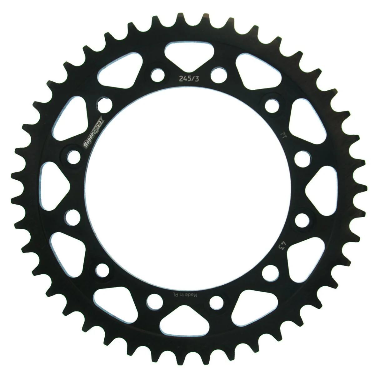 Foaie spate SUPERSPROX RFE-245/3:43-BLK Negru 43T, 520