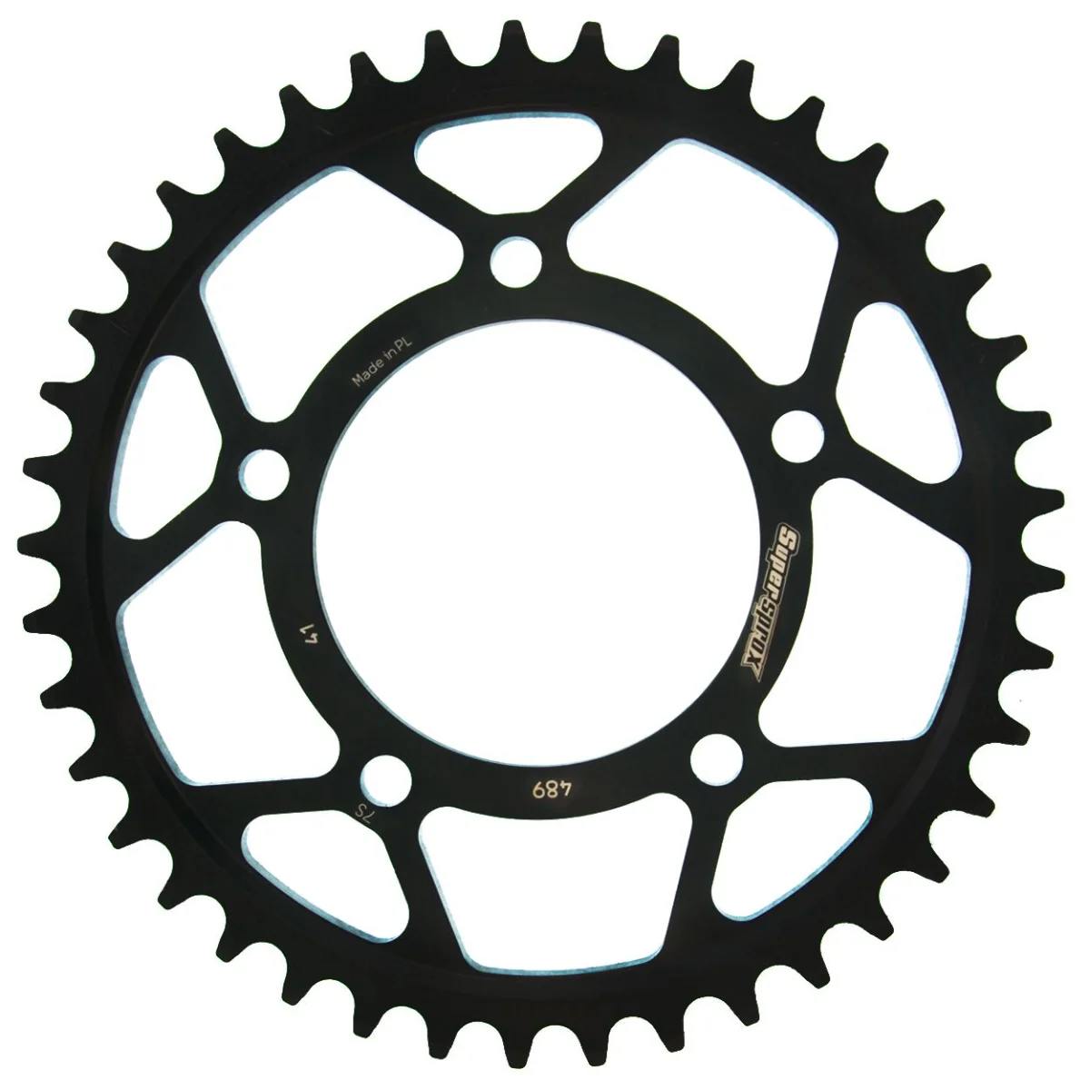 Foaie spate SUPERSPROX RFE-489:41-BLK Negru 41T, 530
