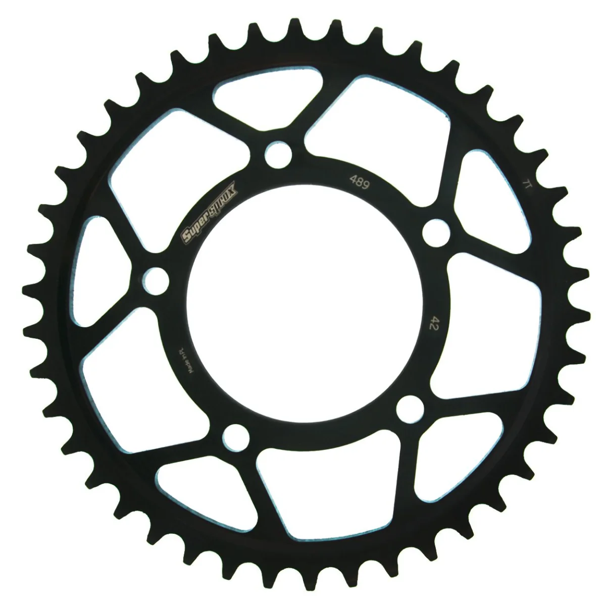 Foaie spate SUPERSPROX RFE-489:42-BLK Negru 42T, 530