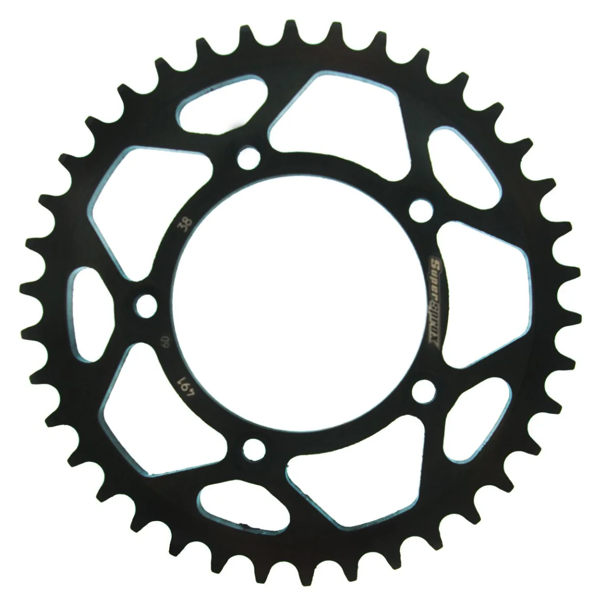 Foaie spate SUPERSPROX RFE-491:38-BLK Negru 38T, 520