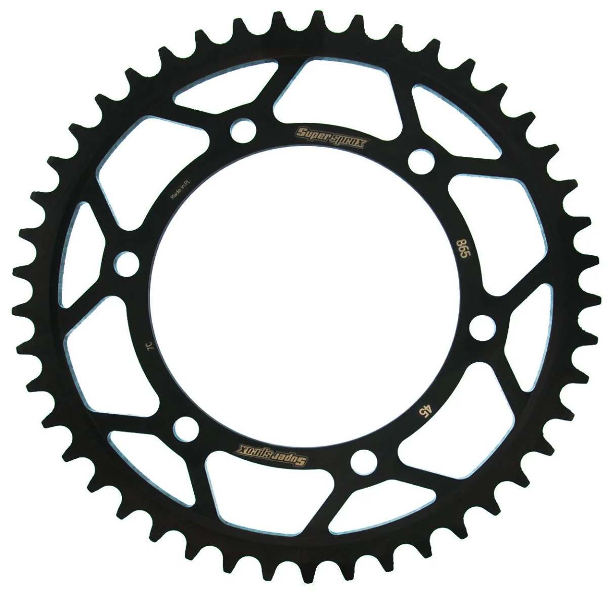 Foaie spate SUPERSPROX RFE-865:45-BLK Negru 45T, 530