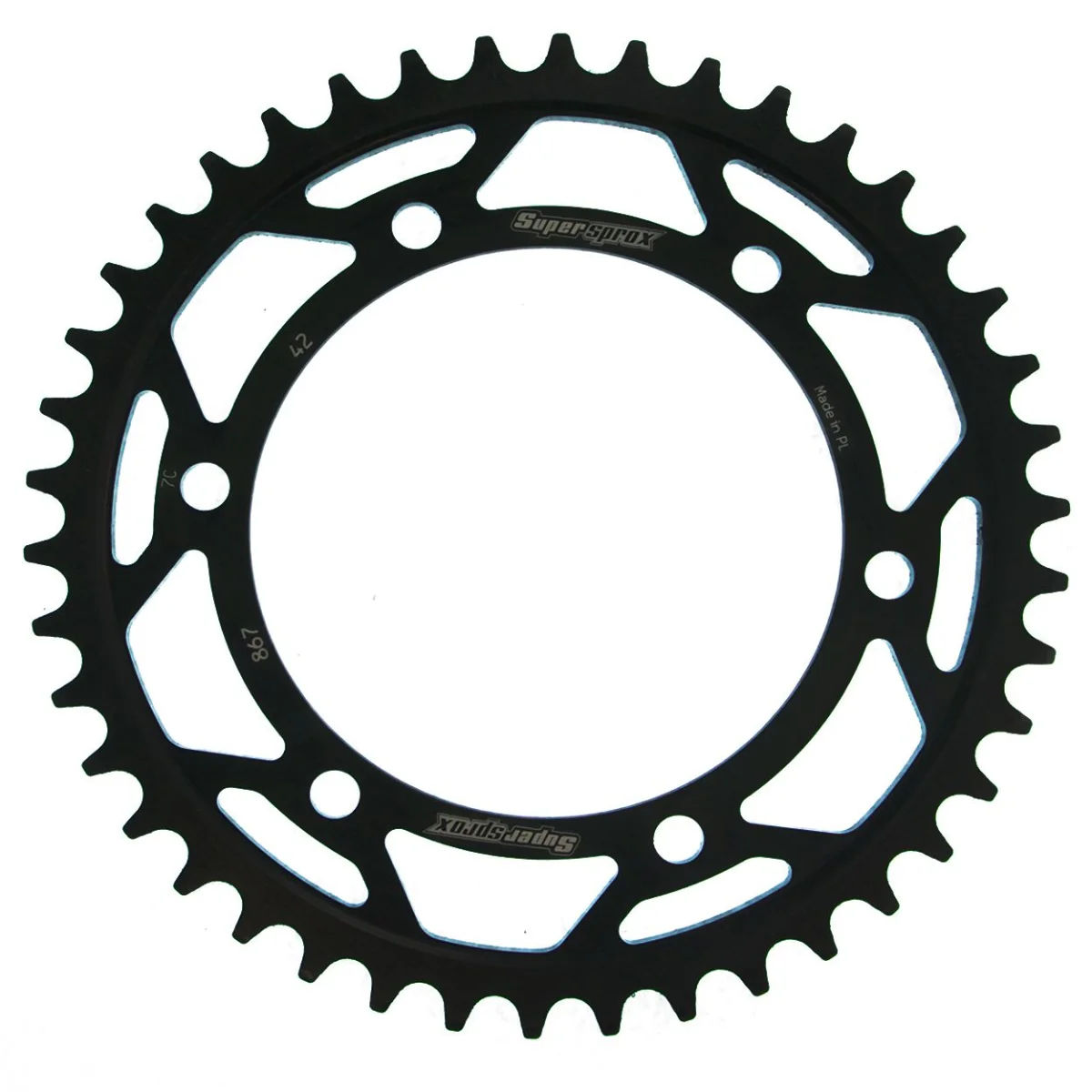 Foaie spate SUPERSPROX RFE-867:42-BLK Negru 42T, 525