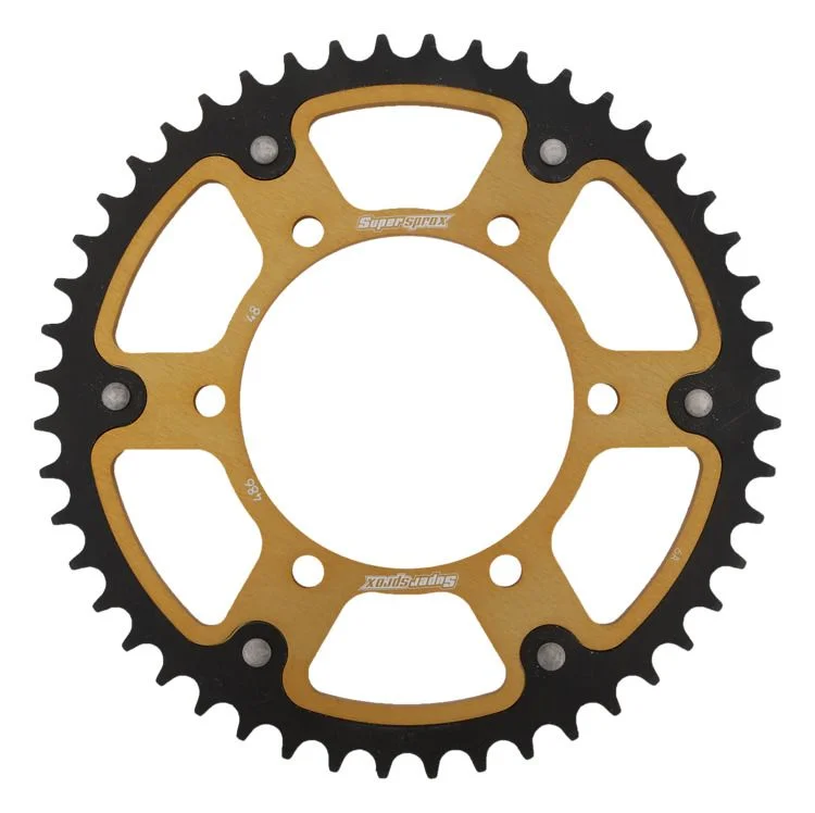 Rear sprocket SUPERSPROX STEALTH RST-486:48-GLD auriu 48T, 520