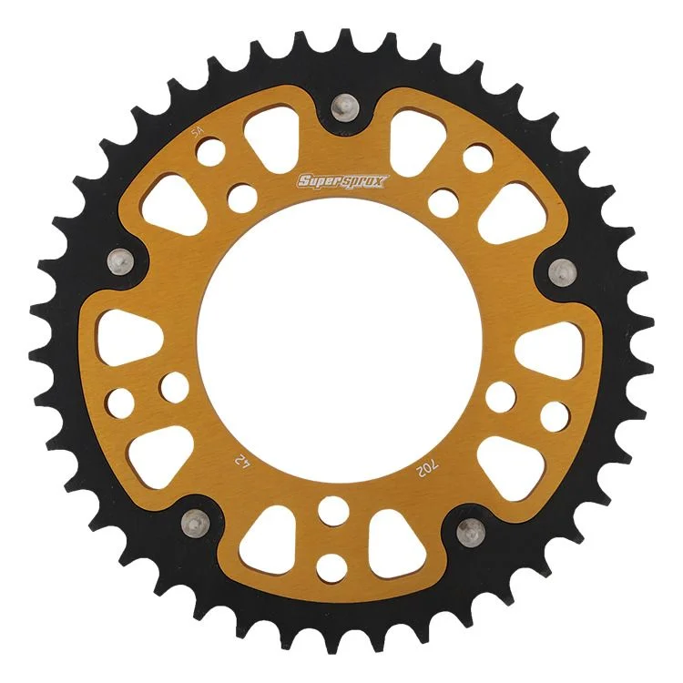 Rear sprocket SUPERSPROX STEALTH RST-702:42-GLD auriu 42T, 525