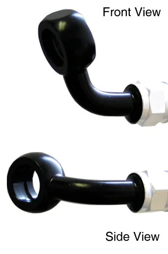 Banjo Venhill POWERHOSEPLUS 3/60086/BLACK 70° Negru