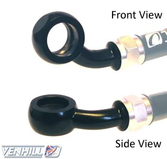 Banjo Venhill POWERHOSEPLUS 3/60090/BLACK 45° Negru